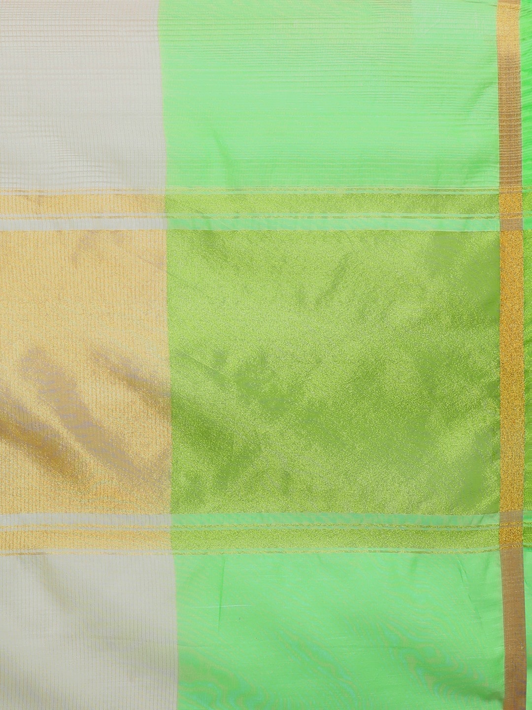 Saree Mall Cream Solid Art Silk Saree
