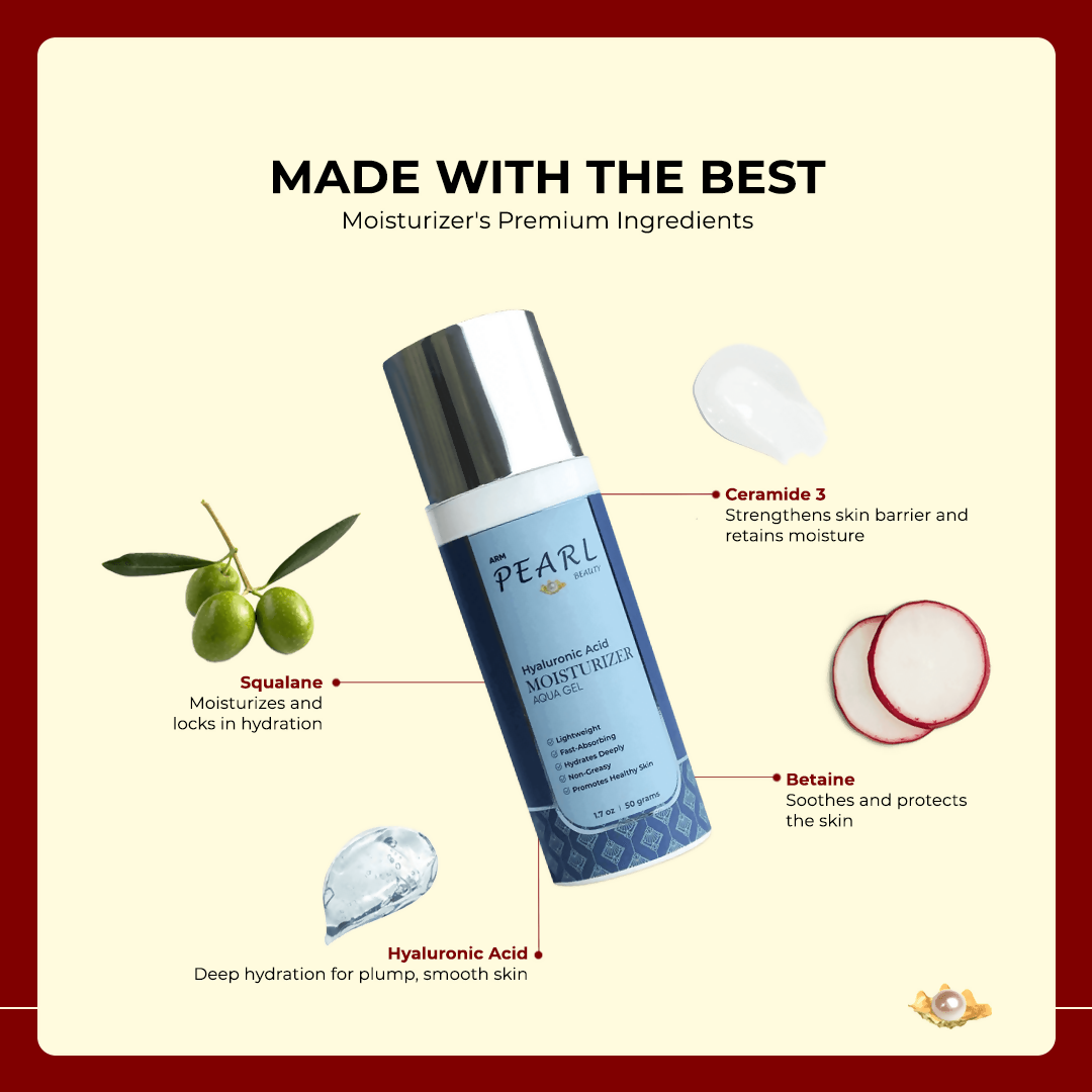 ARM Pearl Beauty Hyaluronic Acid Moisturizer Aqua Gel