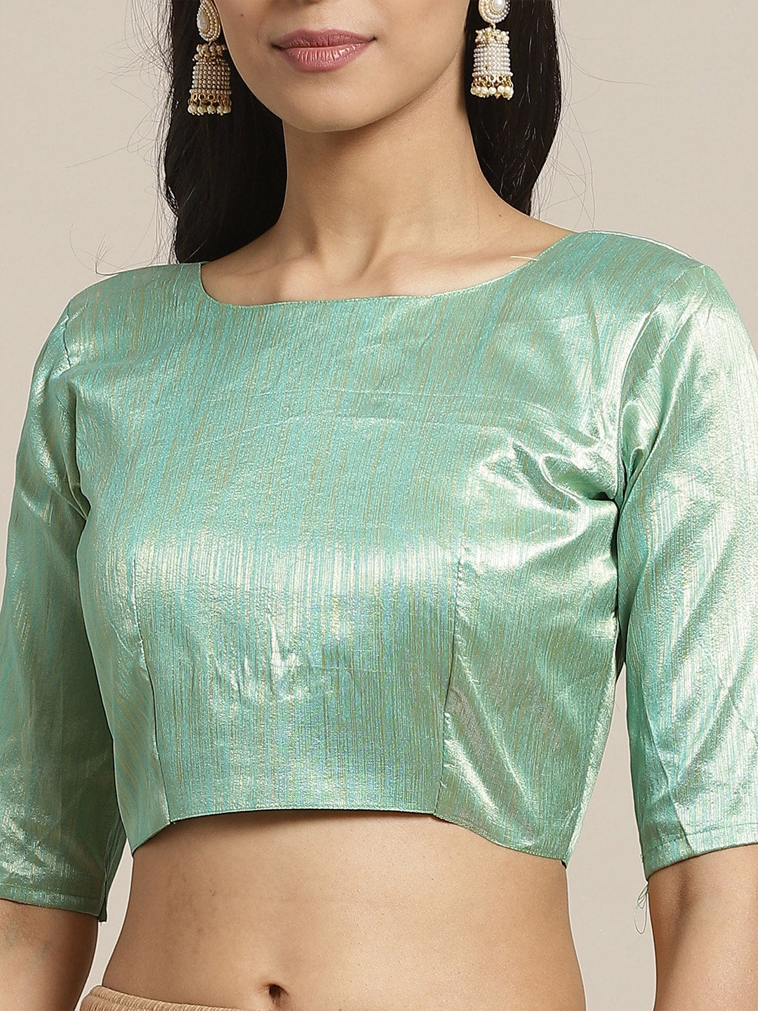 Saree Mall Women Olive Solid Saree