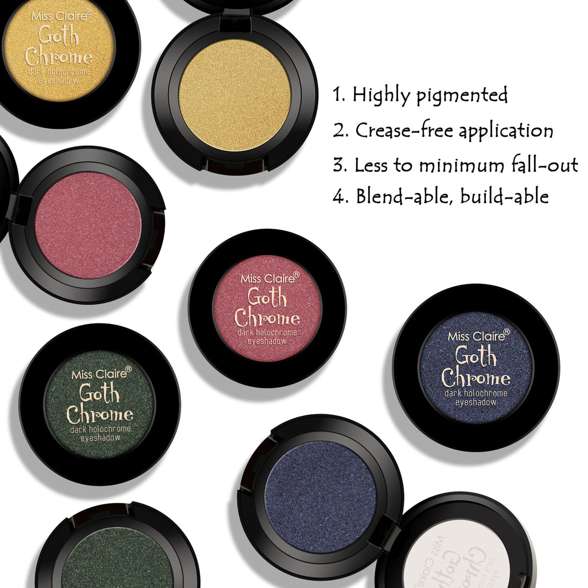 Miss Claire Goth Chrome Eyeshadow - 6
