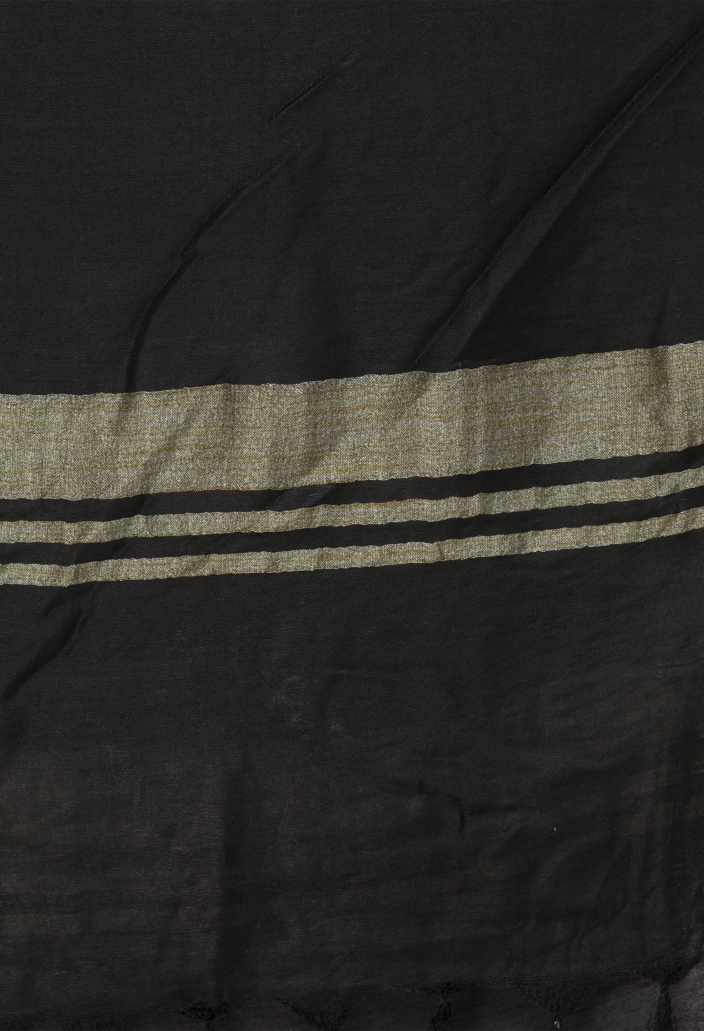 Mominos Fashion Moeza Slub Cotton Black Dupatta