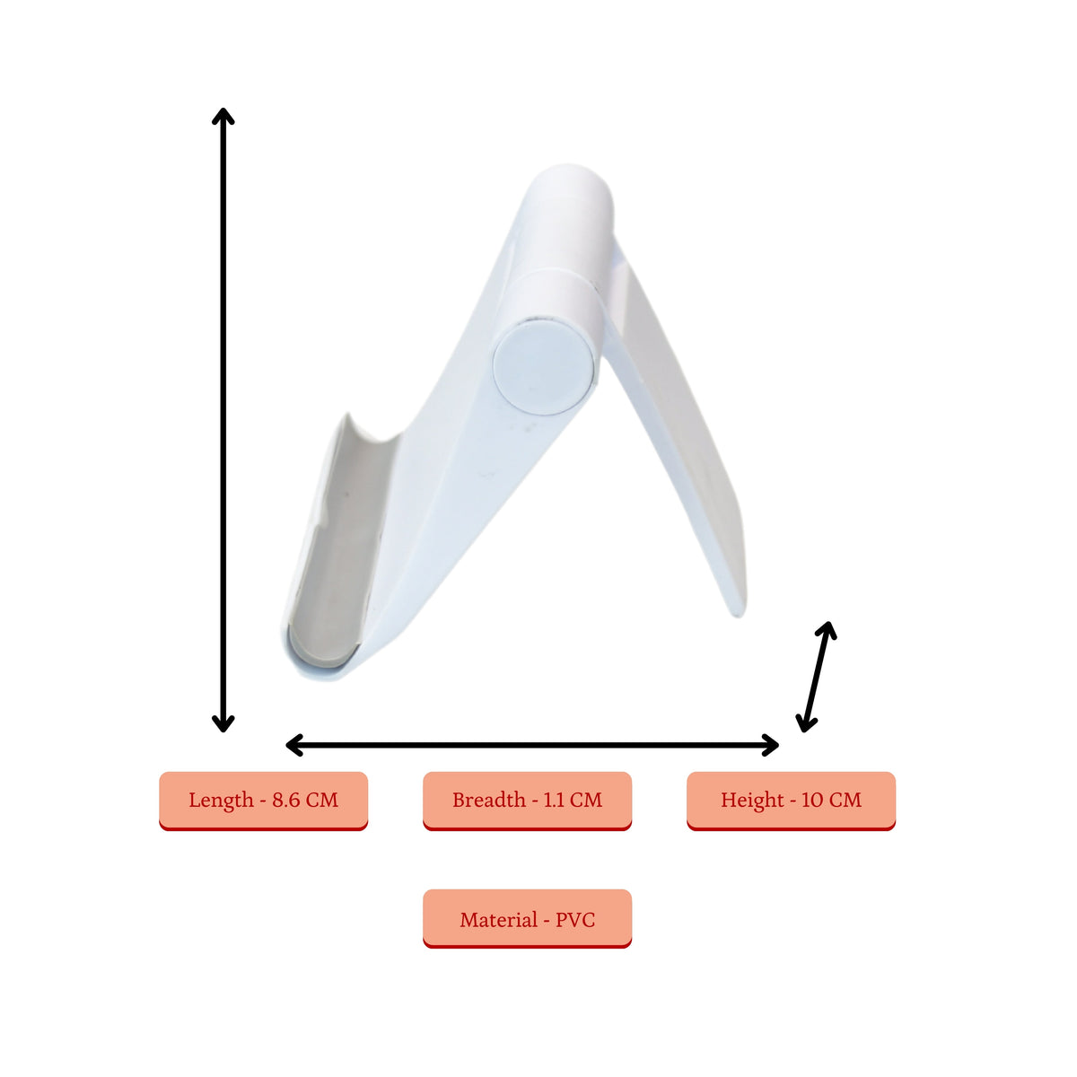 Sowpeace / Adjustable White Tablet Stand | Trendy Desk Accessory