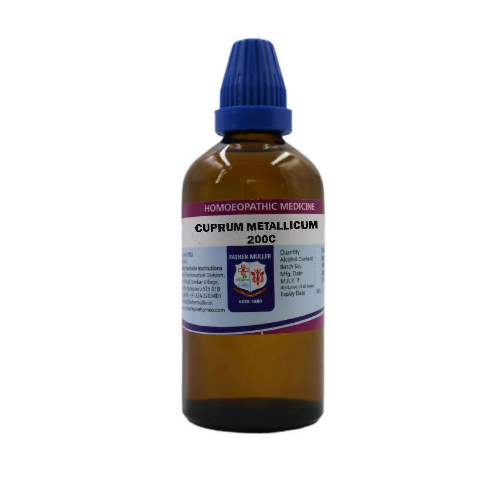 Father Muller Cuprum Metallicum Dilution