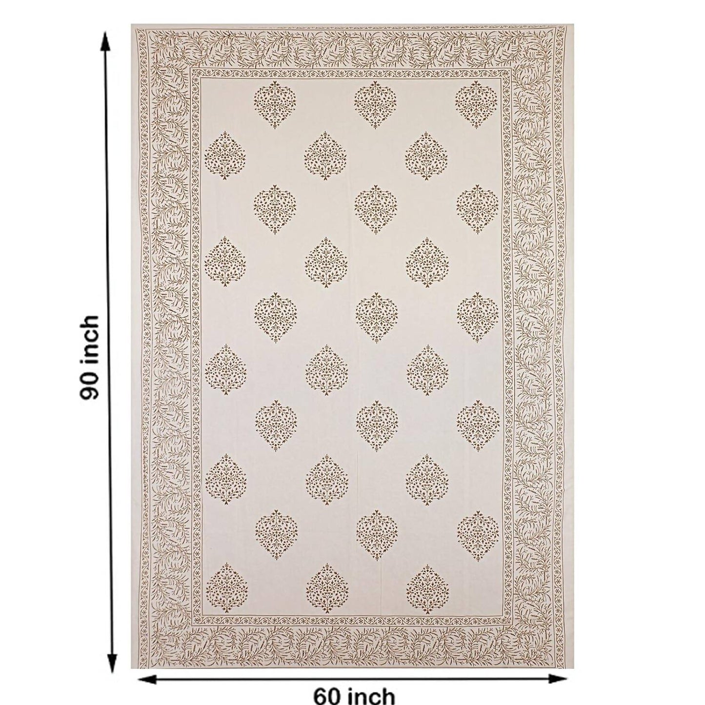Urbano Homz Table Cloth for 6 Seater Dining Table - Cream