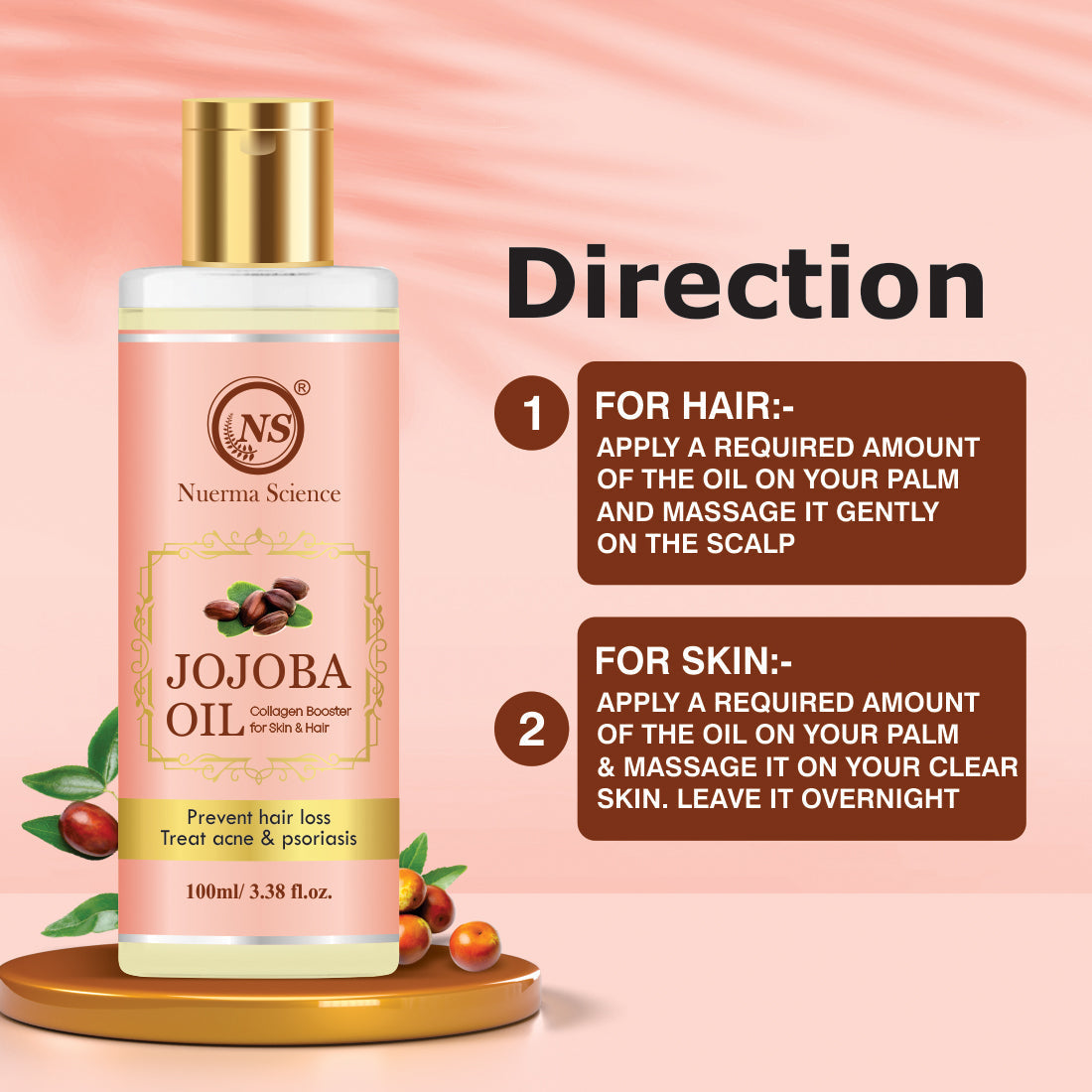 Nuerma Science Jojoba Hair & Skin Oil