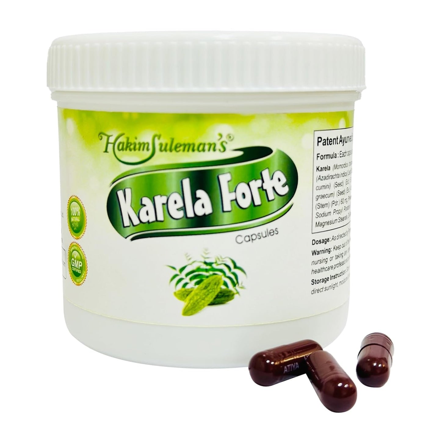 Hakim Suleman's Karela Forte Capsules