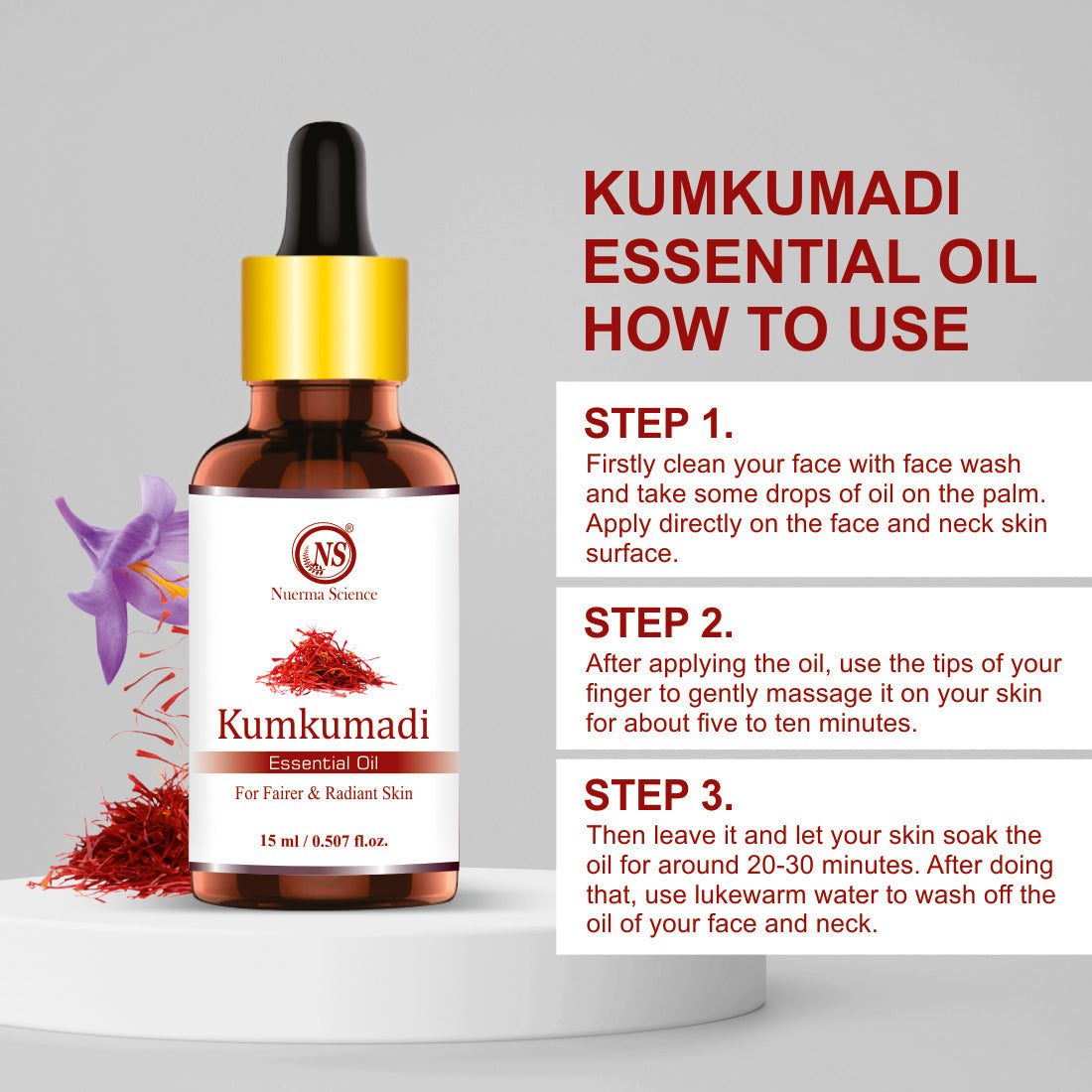 Nuerma Science Kumkumadi Essential Oil
