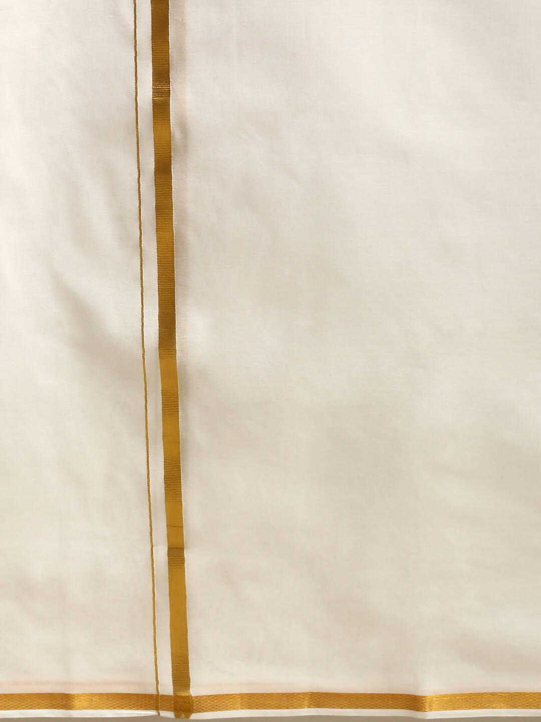 Ramraj Cotton Mens Premium Wedding Cream Dhoti with shirt Bit & Towel Set