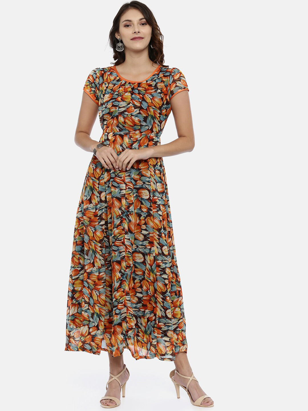 Souchii Women Assorted Printed Fit And Flare Kurta Dress