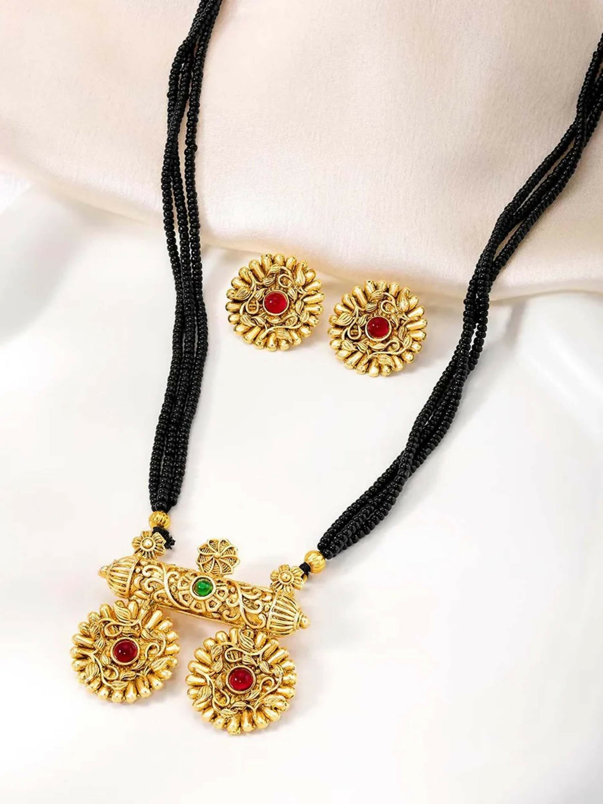 Joban Fashion Mangalsutra With Earrings For Women