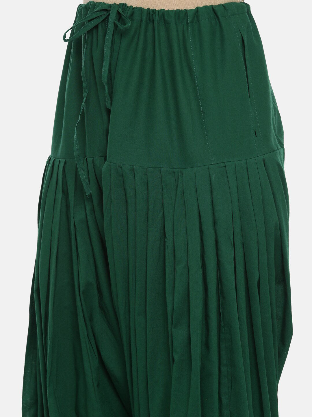 Souchii Women Green Pure Cotton Patiala
