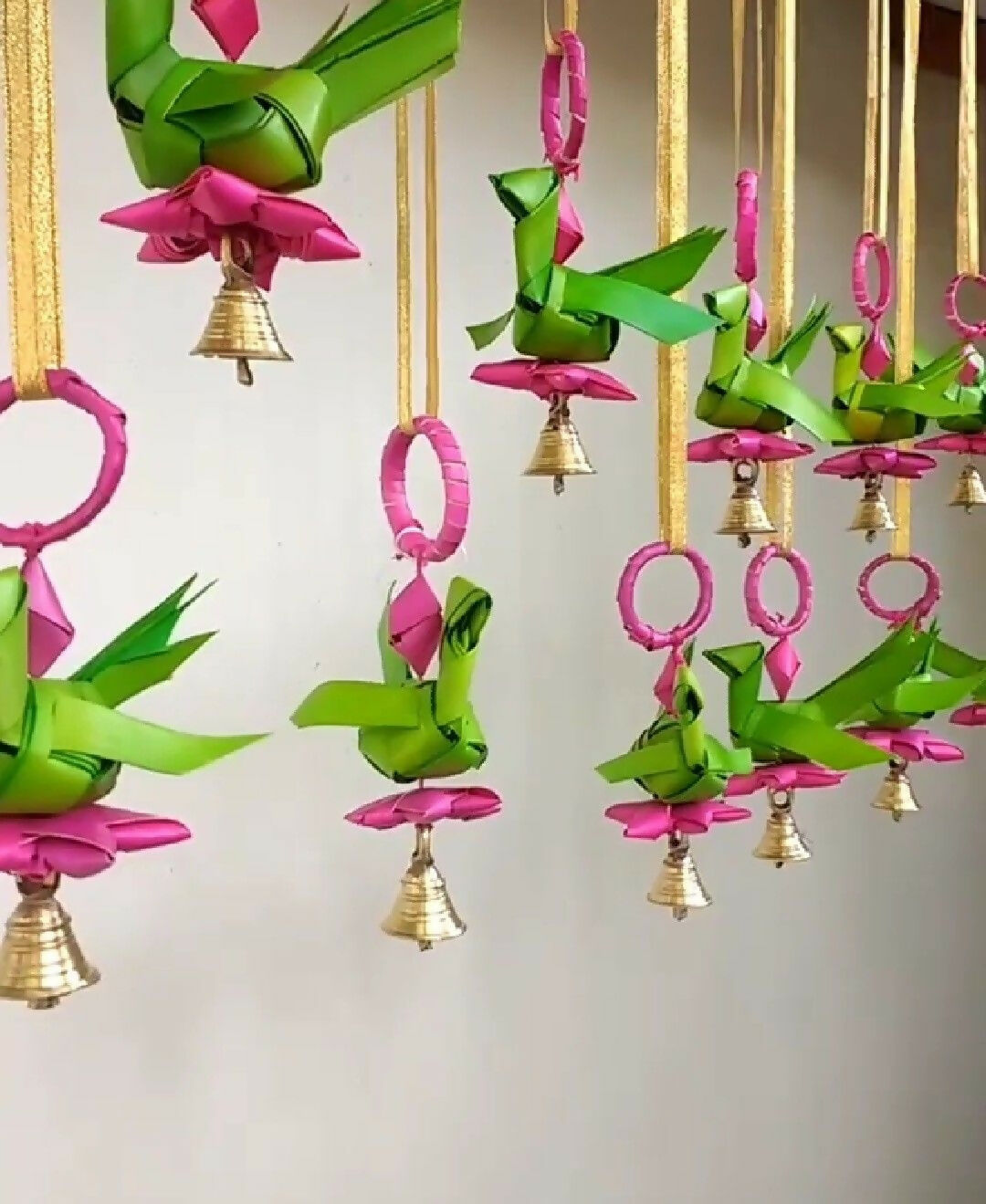 Shuddh Natural Hand Made Palm Leaf Parrot Hanging