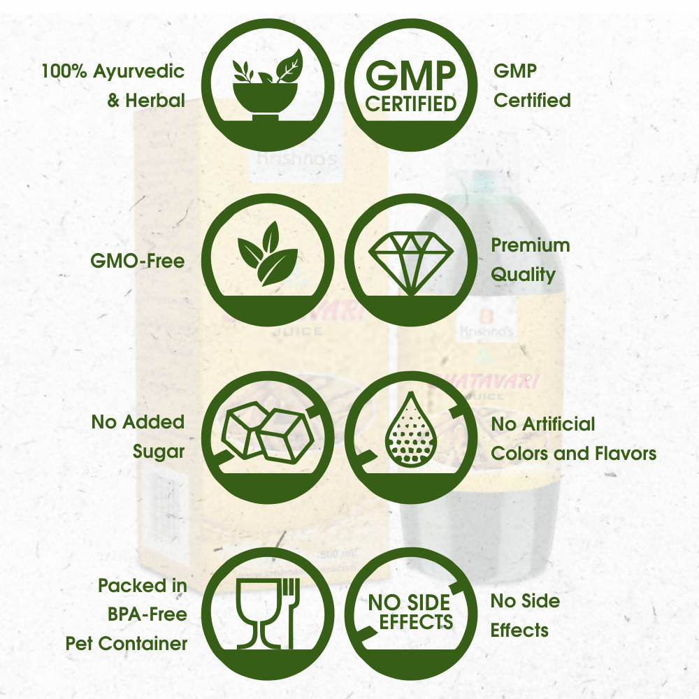 Krishna's Herbal & Ayurveda Shatavari Juice