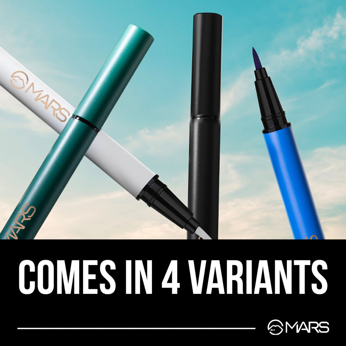 MARS Cosmetics City Stroke Charming Eyes Liquid Eyeliner - 01 White