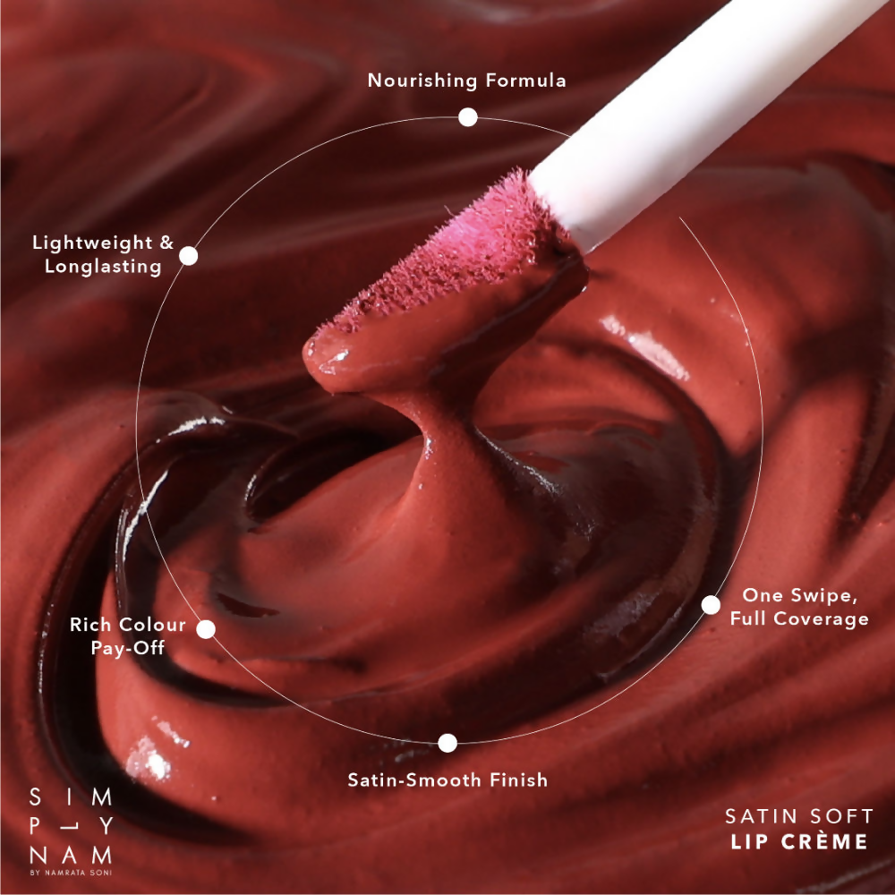 Simply Nam Satin Soft Lip Creme - Rei Toyko Red