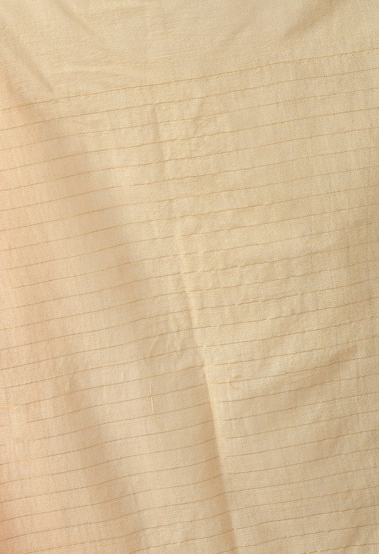 Mominos Fashion Moeza Golden Bhagalpuri Handloom Silk Raj Shree Saree with unstitched Blouse piece