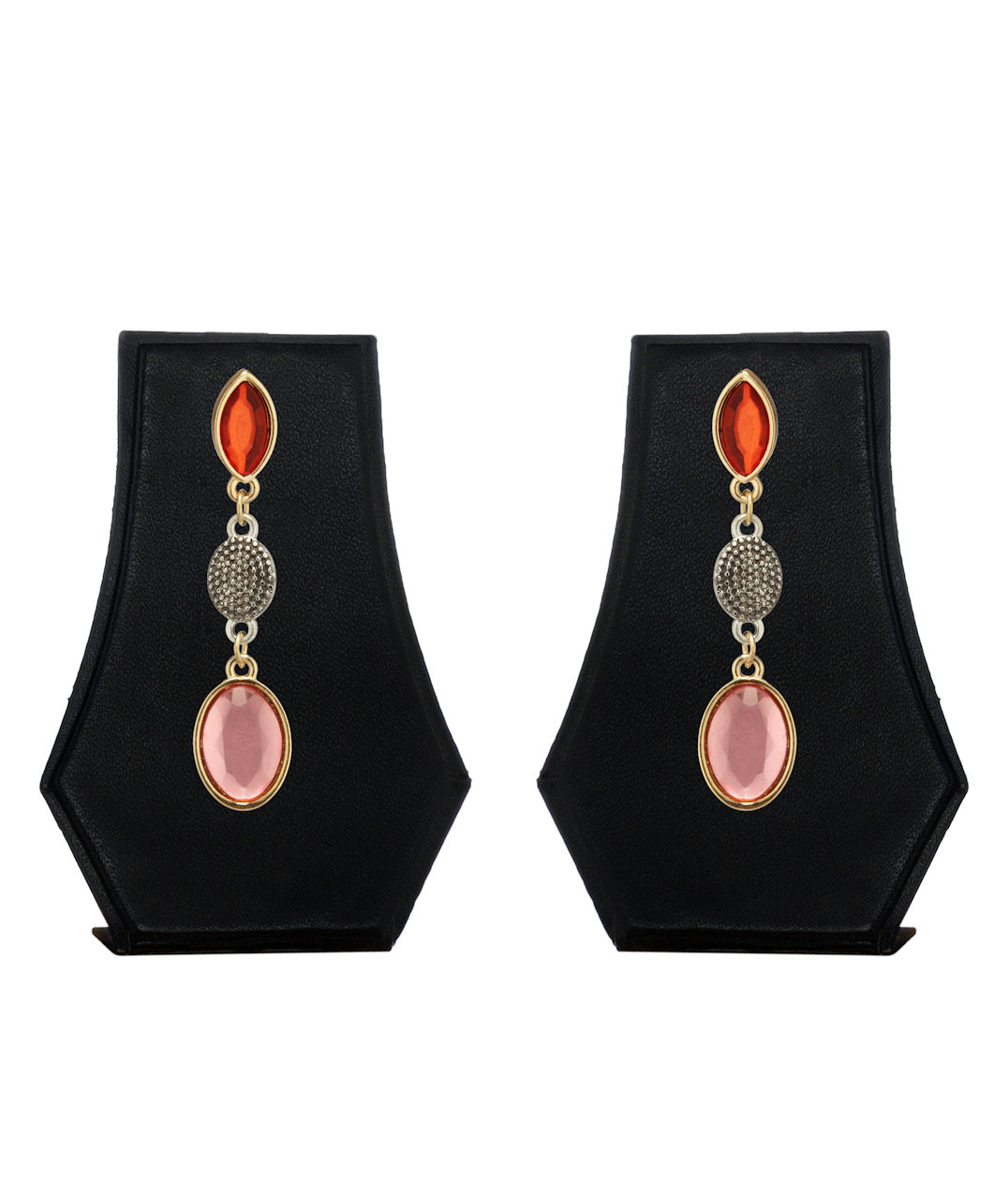 Gold-Polished Alloy Diva Look Stylish Contemporary Earrings - The Pari