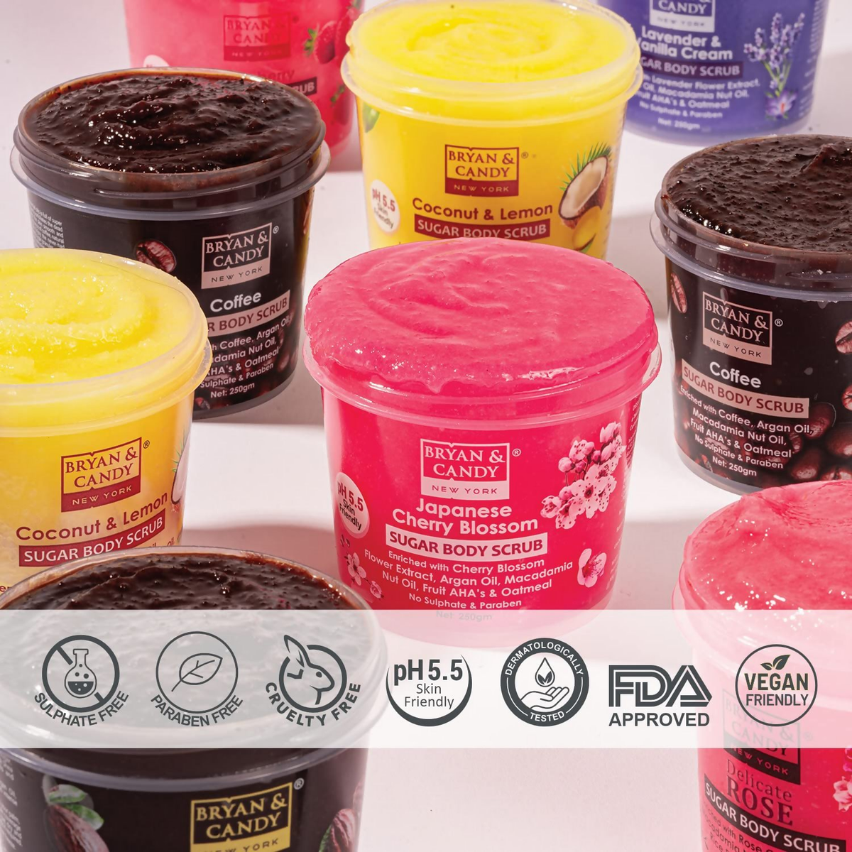Bryan & Candy Japanese Cherry Blossom Sugar Body Scrub