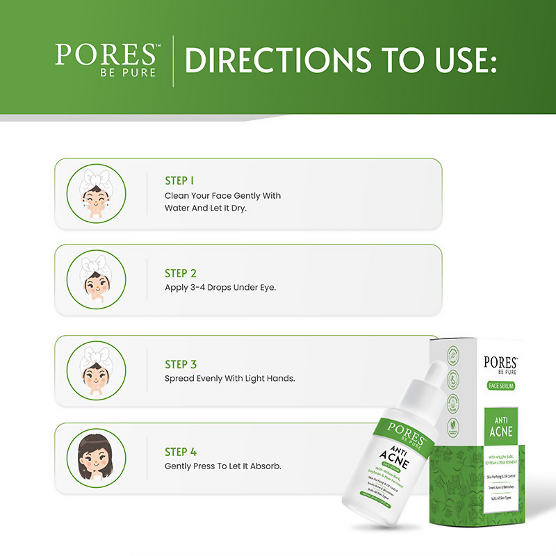 Pores Be Pure Anti Acne Face Serum