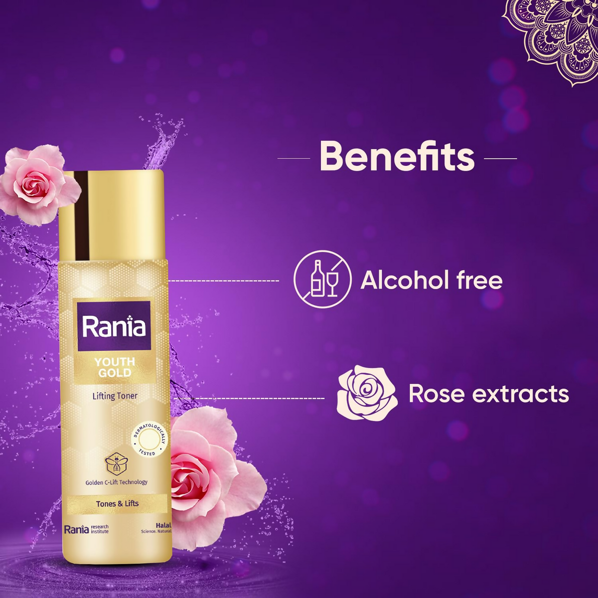 Rania Rose Water Alcohol Free Toner