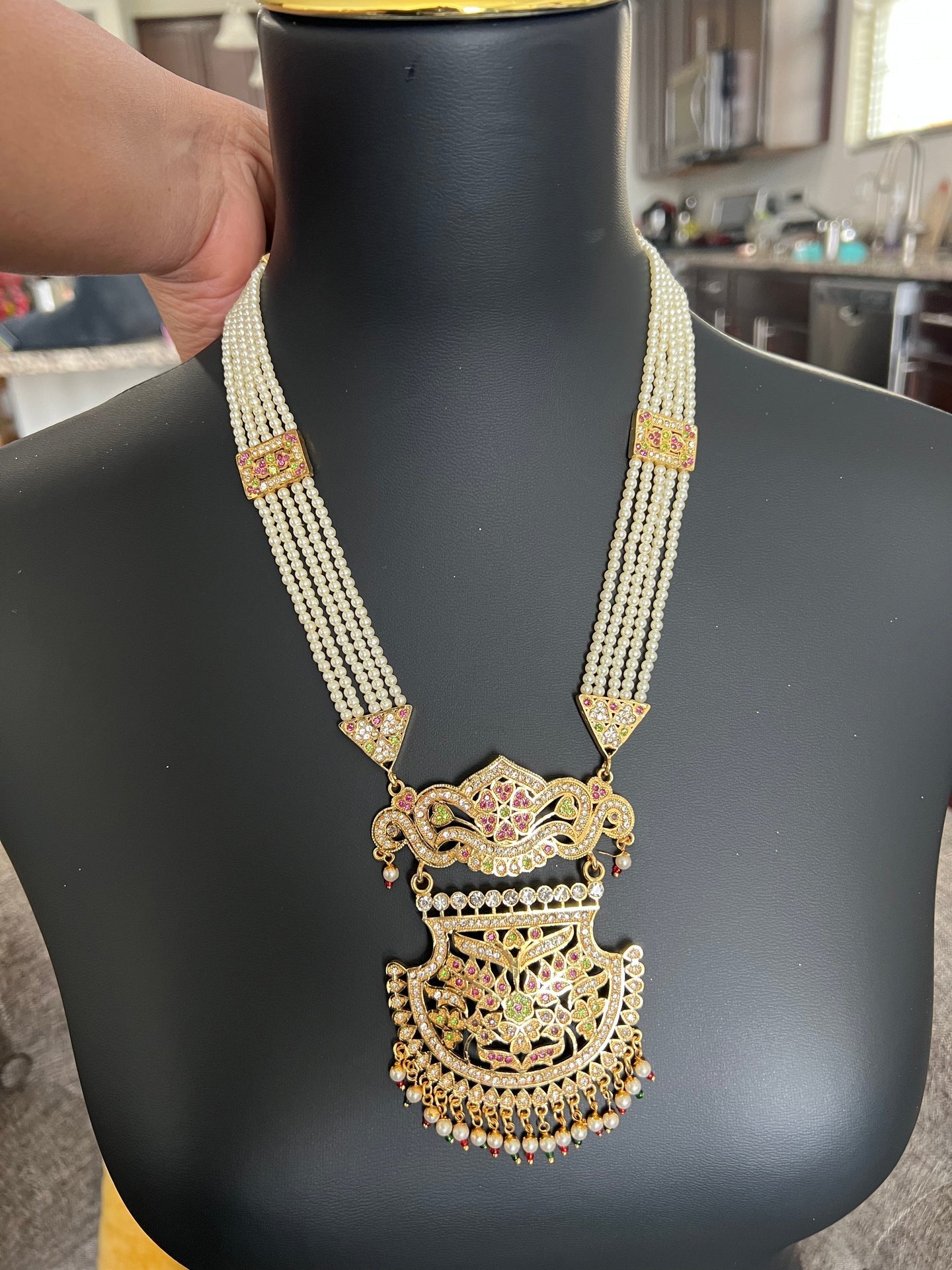 Jadau haar : long necklace