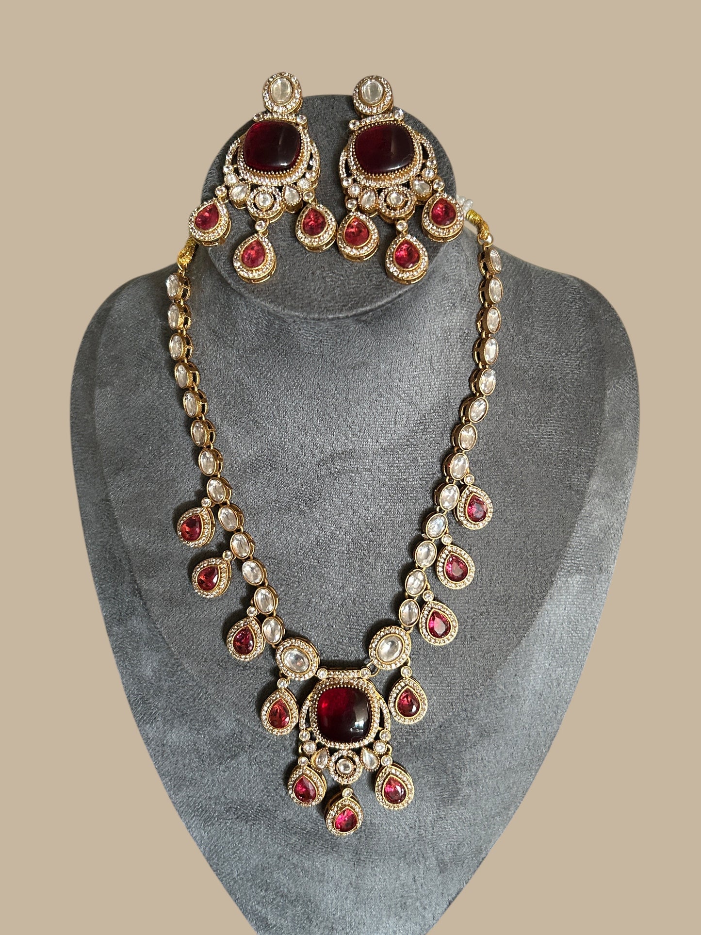 Traditional Ethnic Necklace and Earring Jewelry Set