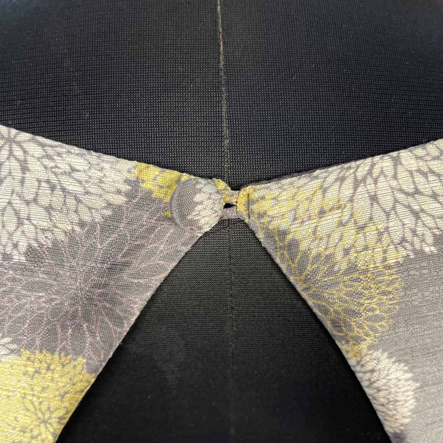 Multi Print Facade Ash Grey Coloured Silk Ready to Wear Blouse - kapda Tailor