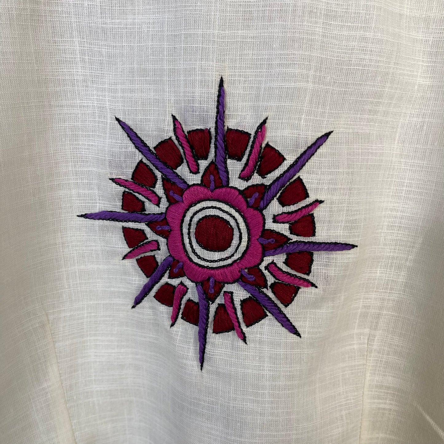 Jumaani Jashn Off White Coloured Slub Cotton Ready to Wear Blouse - kapda Tailor