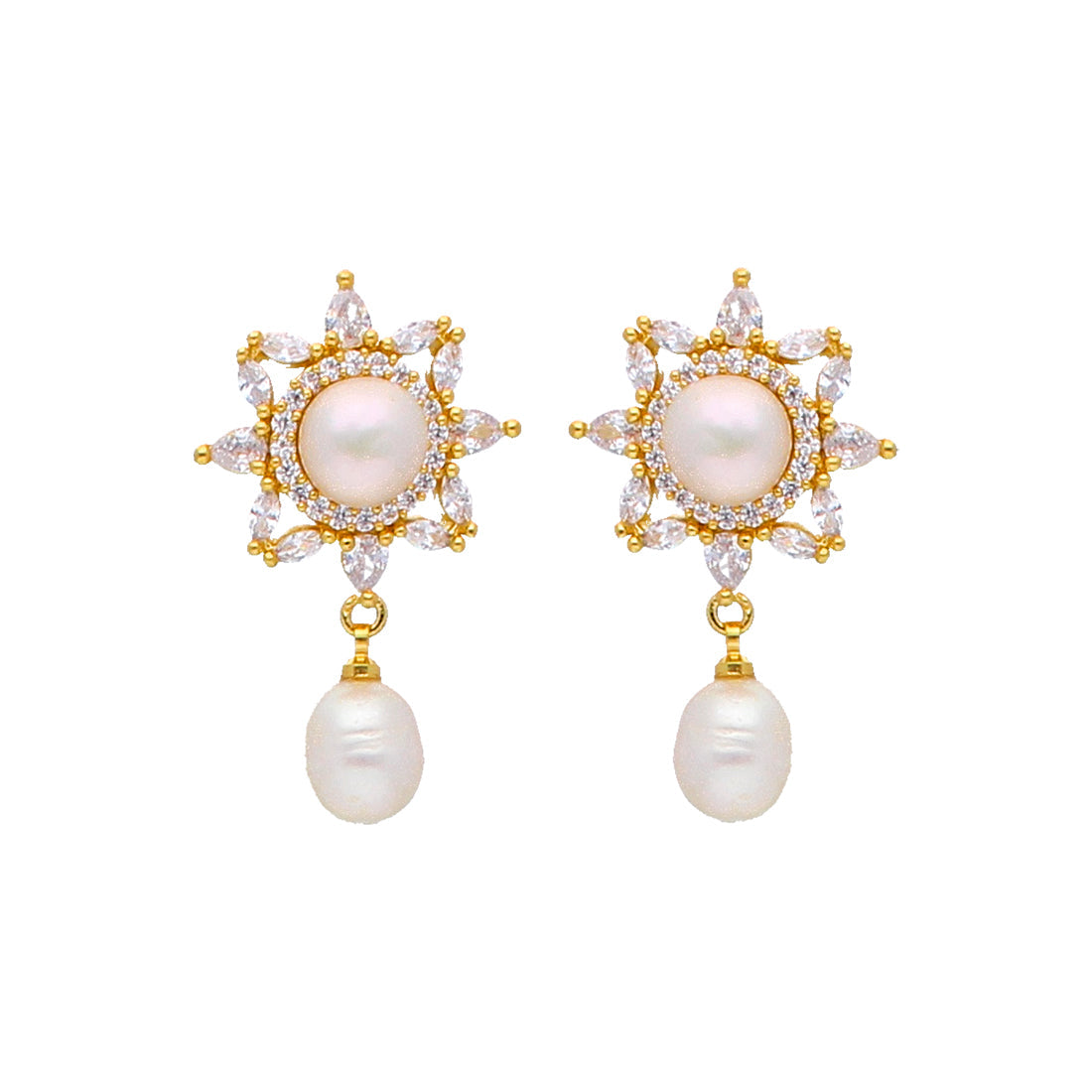 J Pearls Ferna Pearl Earrings - Real Pearl Jewelry