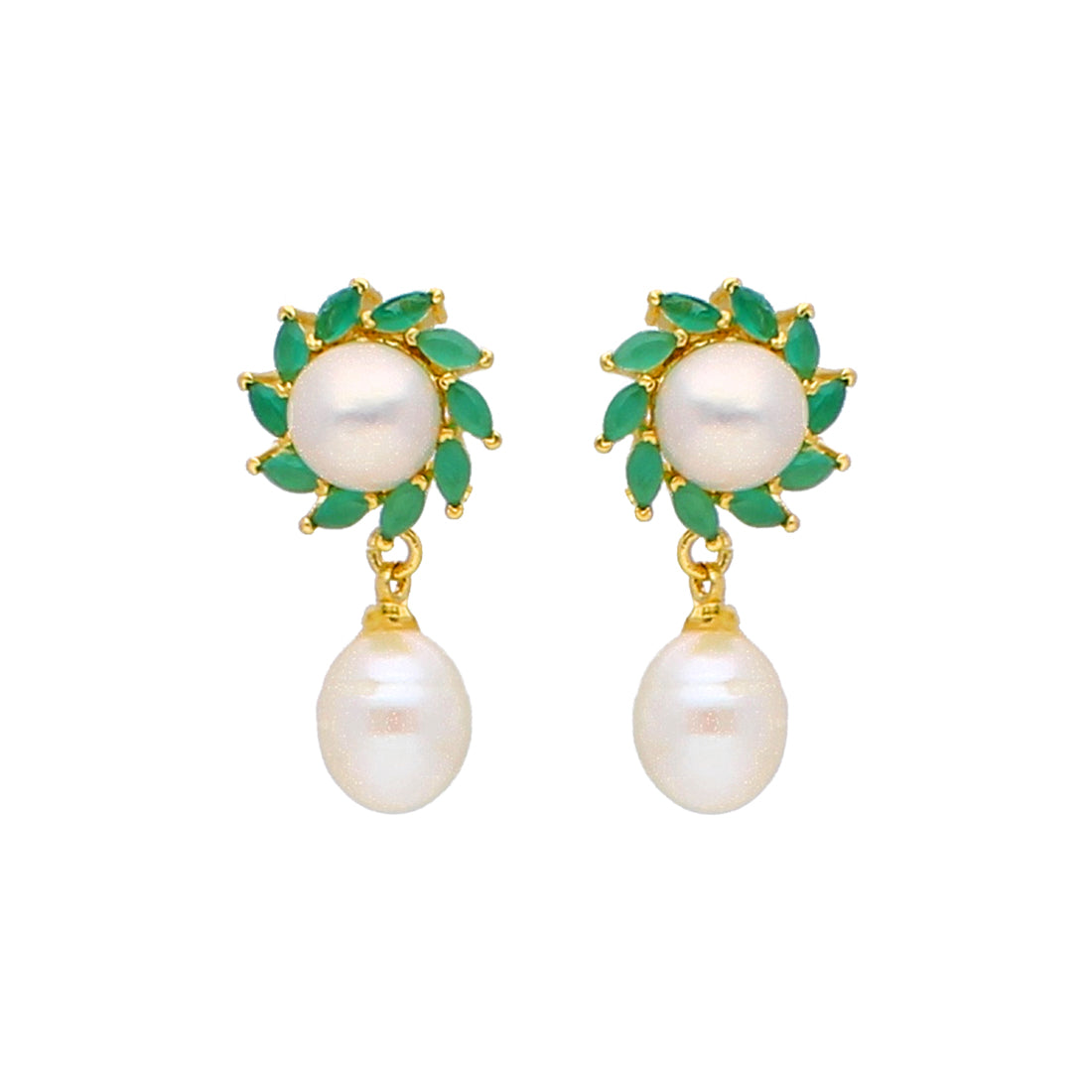 J Pearls Richa Pearl Earrings - Real Pearl Jewelry