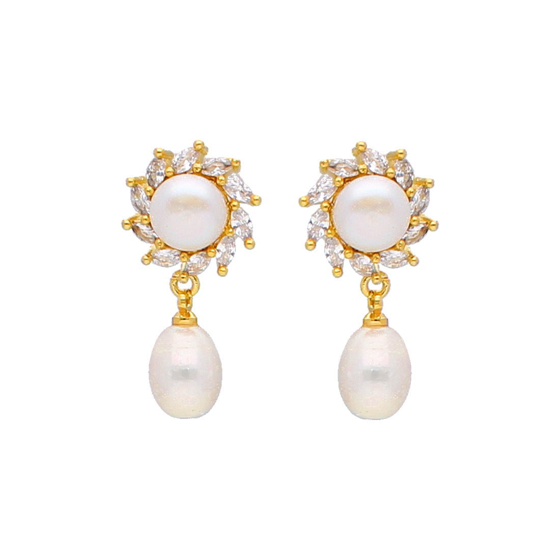 J Pearls Shine Pearl Earrings - Real Pearl Jewelry