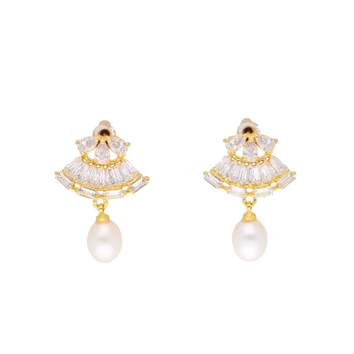 J Pearls Dharna Pearl Set - Real Pearl Jewelry