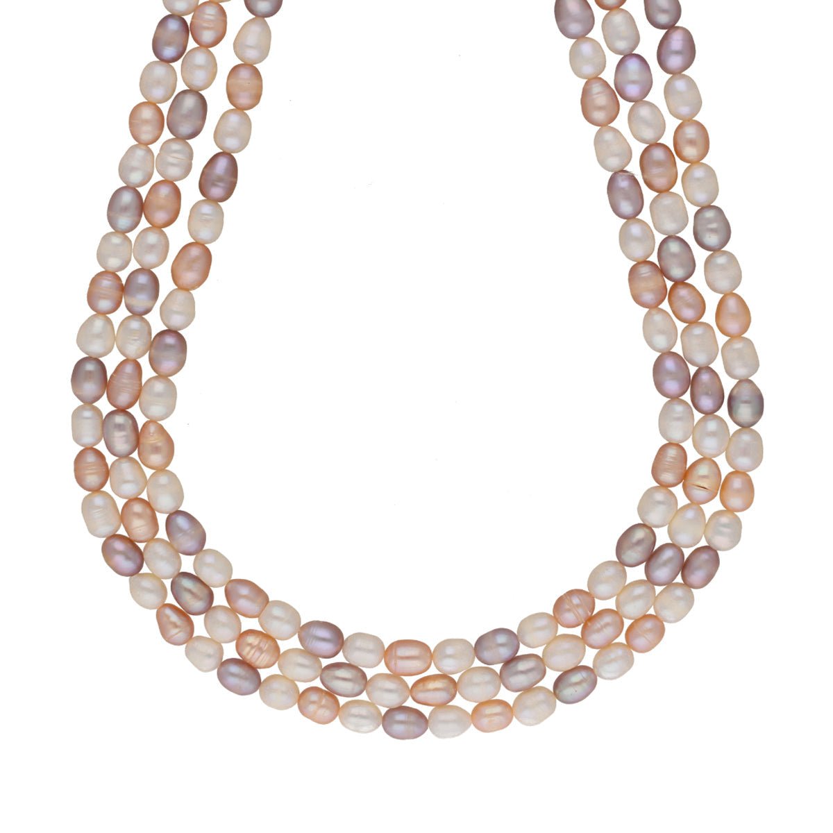 J Pearls Candanayika 3 Lines Pearl Sets - Real Pearl Jewelry