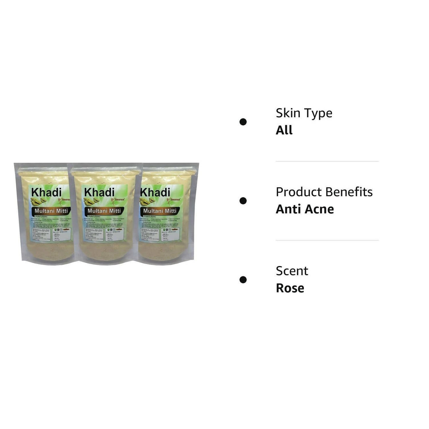 Khadi Omorose Multani Mitti Powder