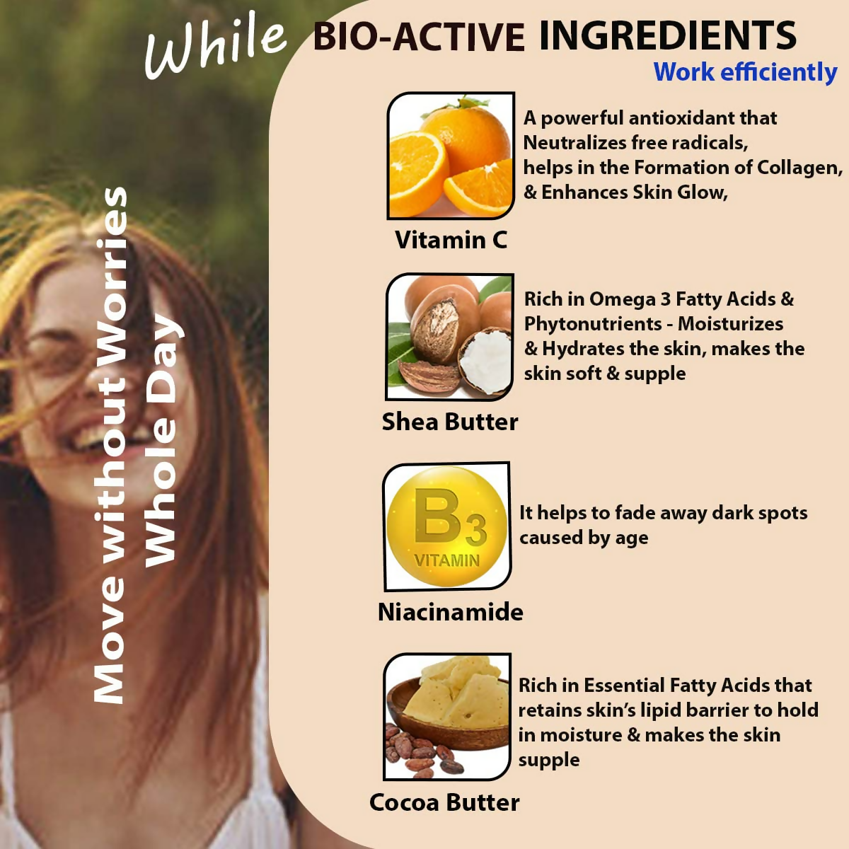 Urbaano Herbal Vitamin C Brightening Cream Face Moisturizer