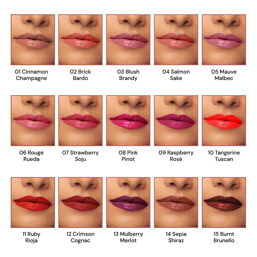 Sugar Cosmetics Partner In Shine Transferproof Lip Gloss - 11 Ruby Rioja