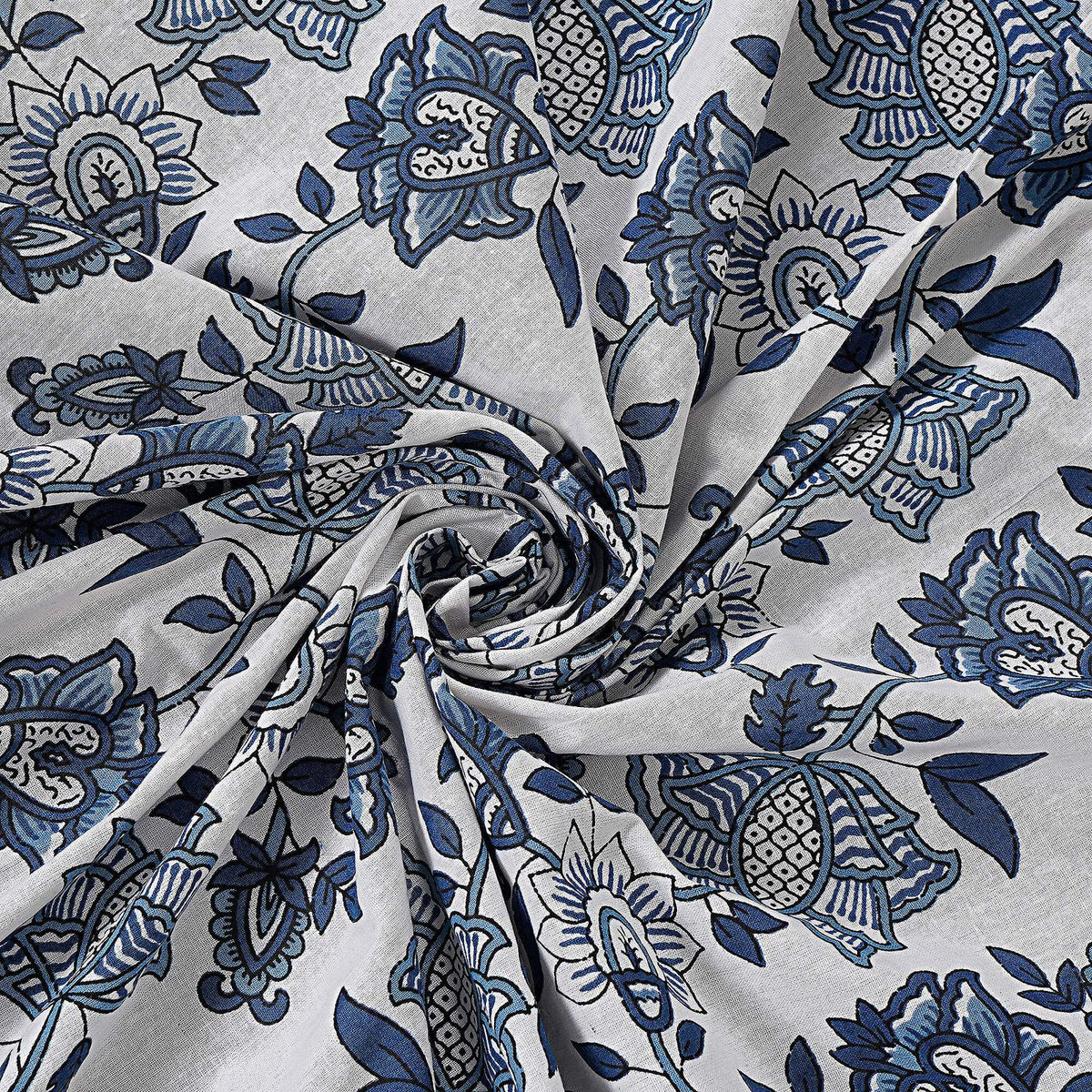 Rudra Bazaar Brown 210 TC Cotton Double King Bedsheet With 2 Pillow Covers