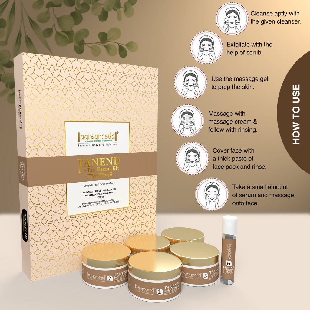 Aaryanveda - Tanend De-Tan Facial Kit
