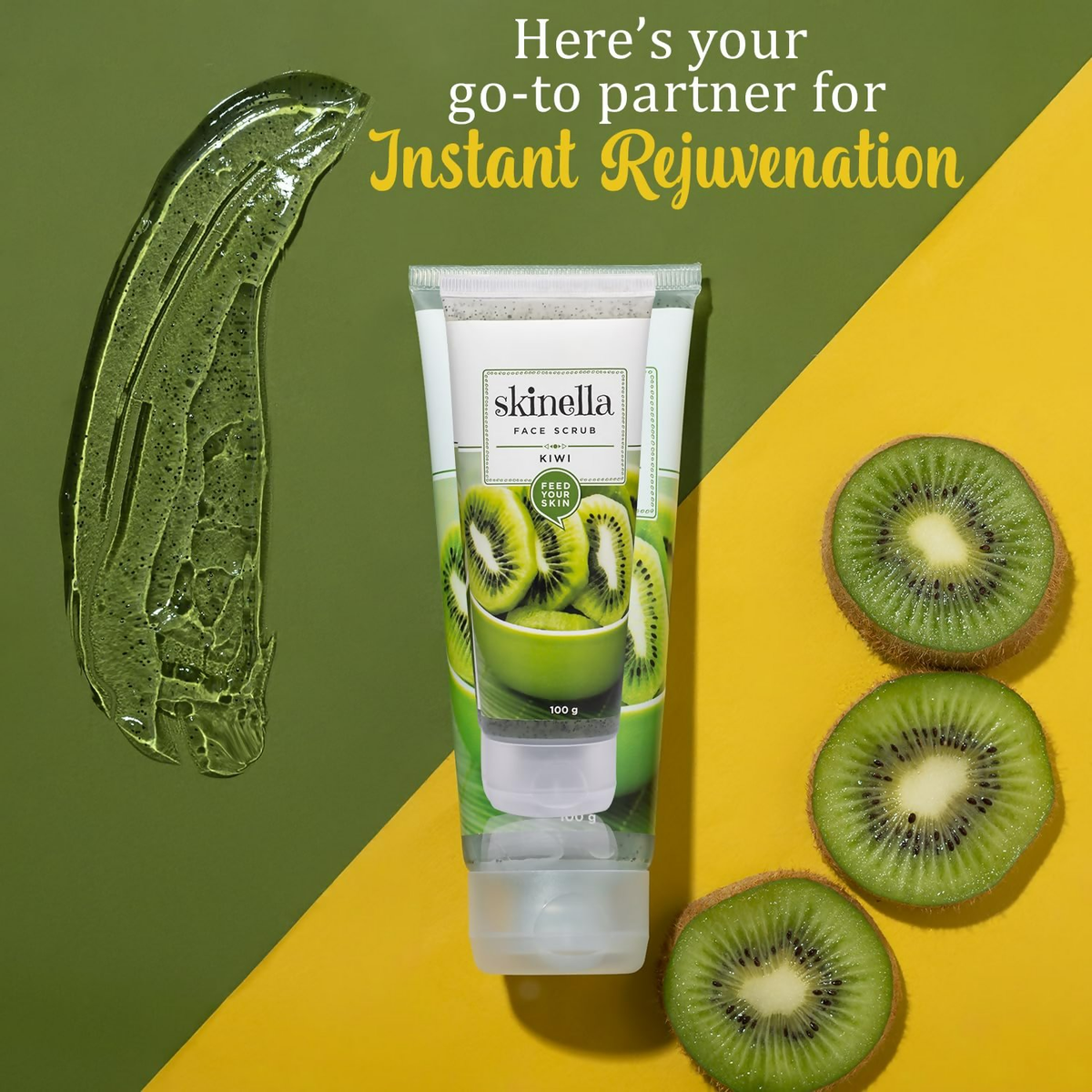 Skinella Kiwi Face Scrub