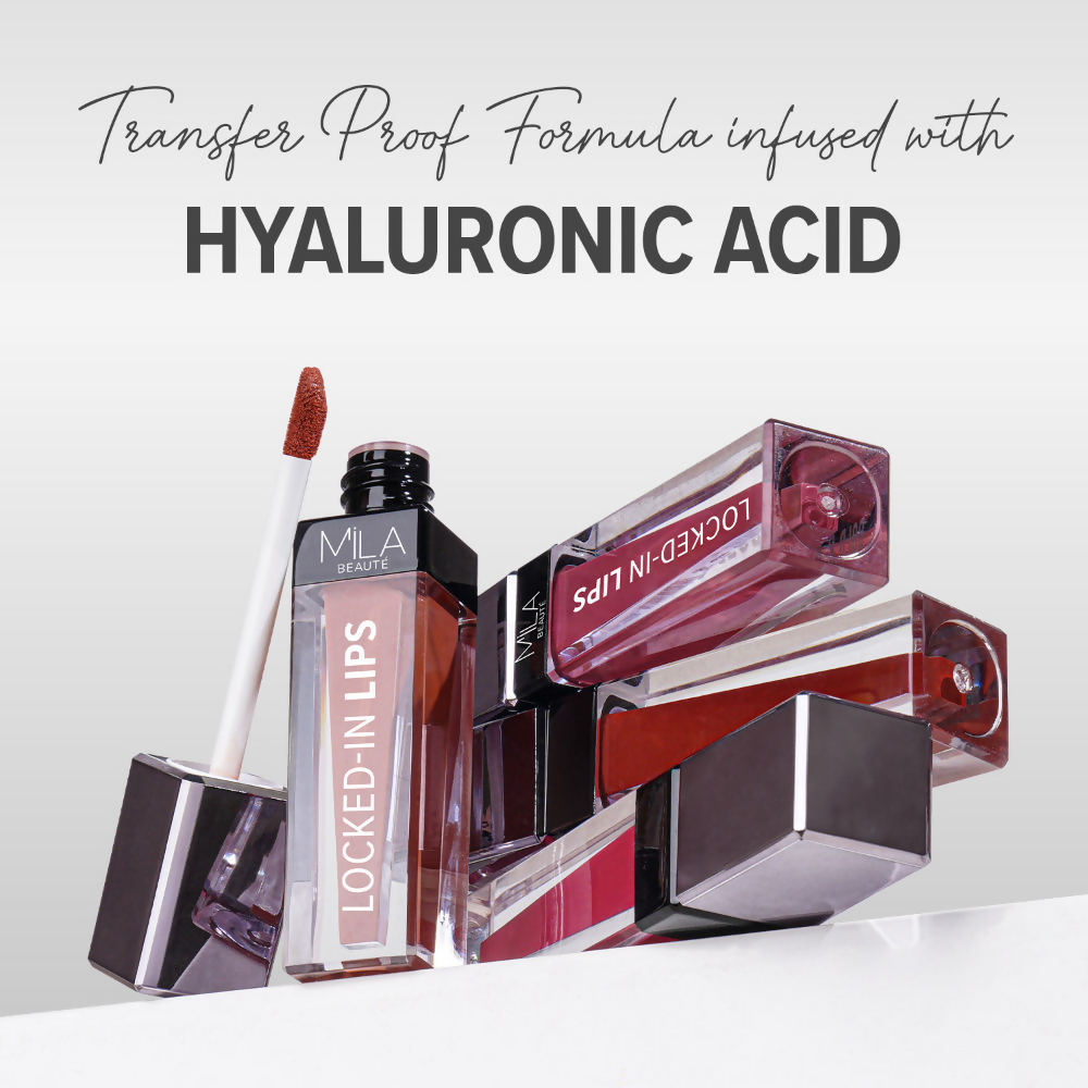 Mila Beaute 12 Hr Non-Transfer Locked-In Liquid Lipstick - Red Velvet