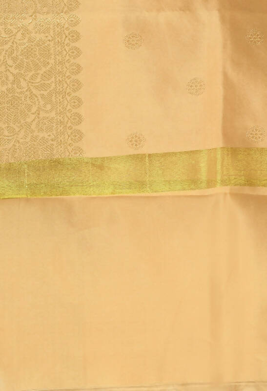 Mominos Fashion Moeza Women's Banarsi Silk Woven Design Golden Dupatta