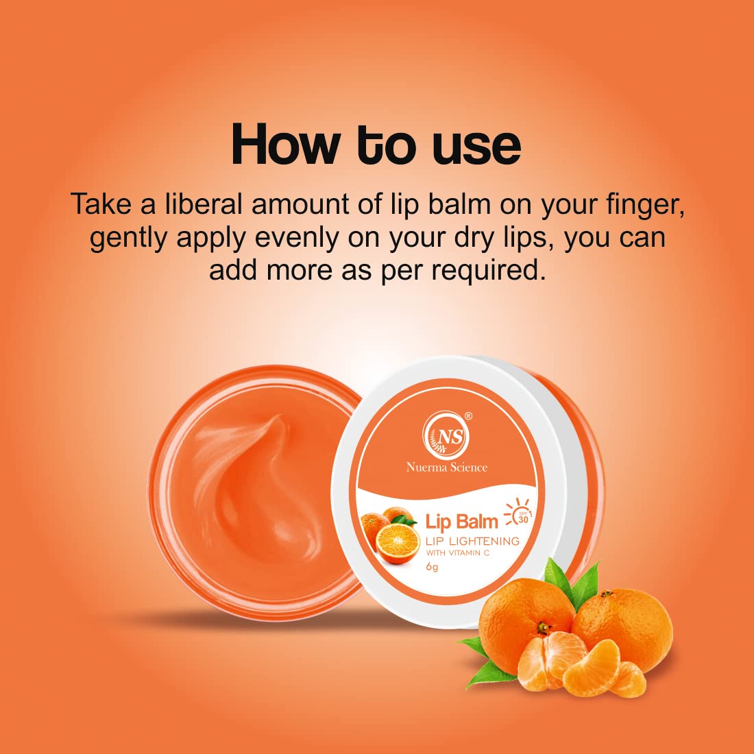 Nuerma Science Vitamin C Lip Balm | Nourishing, Hydrated & Soft Lips