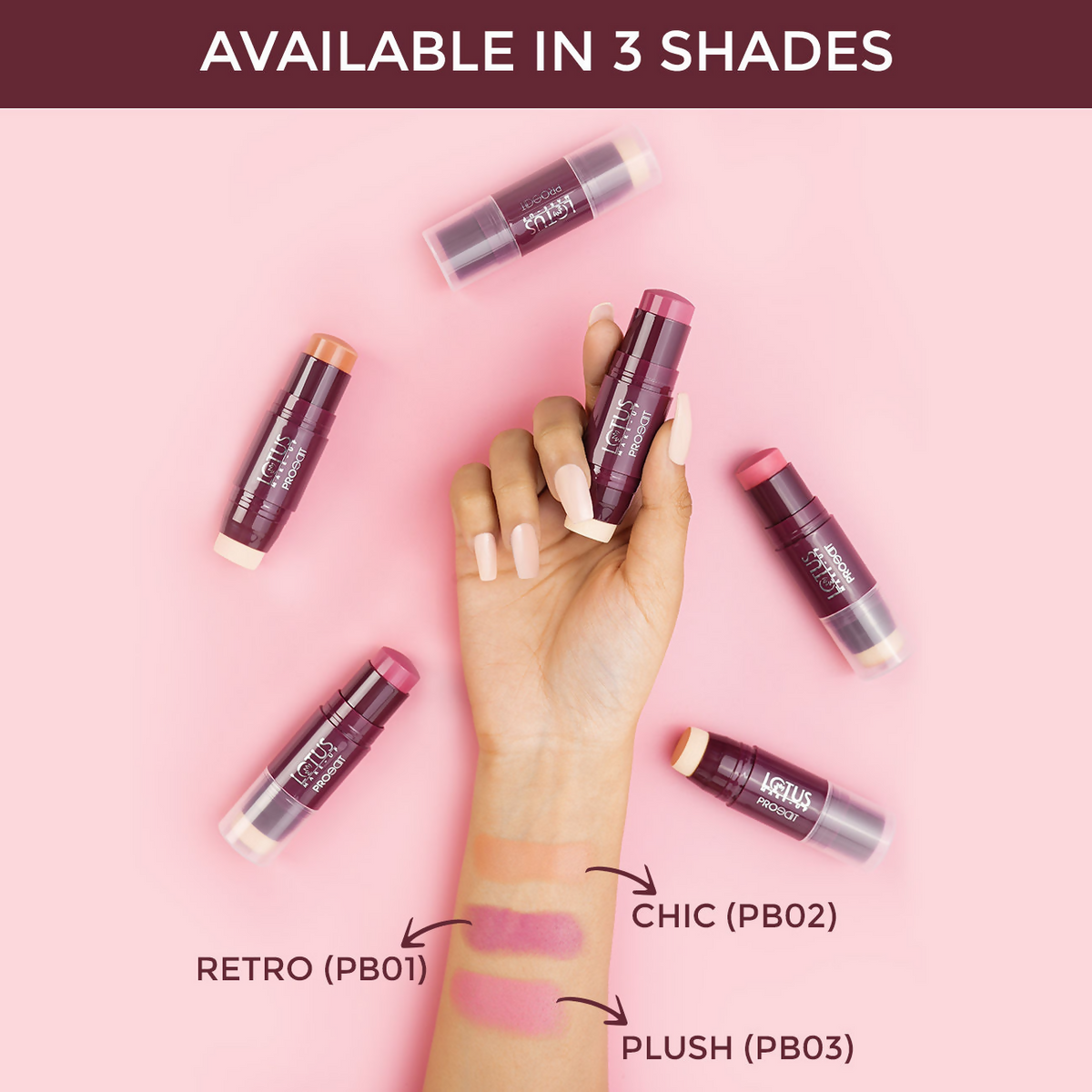 Lotus Make Up Proedit Cheekalicious Creme Blush - PB 02