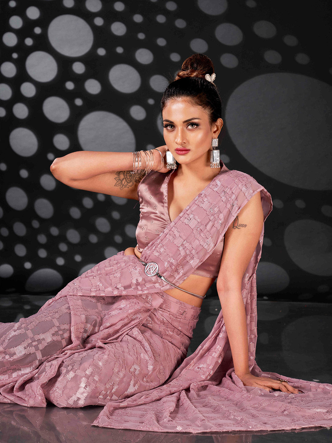 Tikhi Imli Embellished Saree