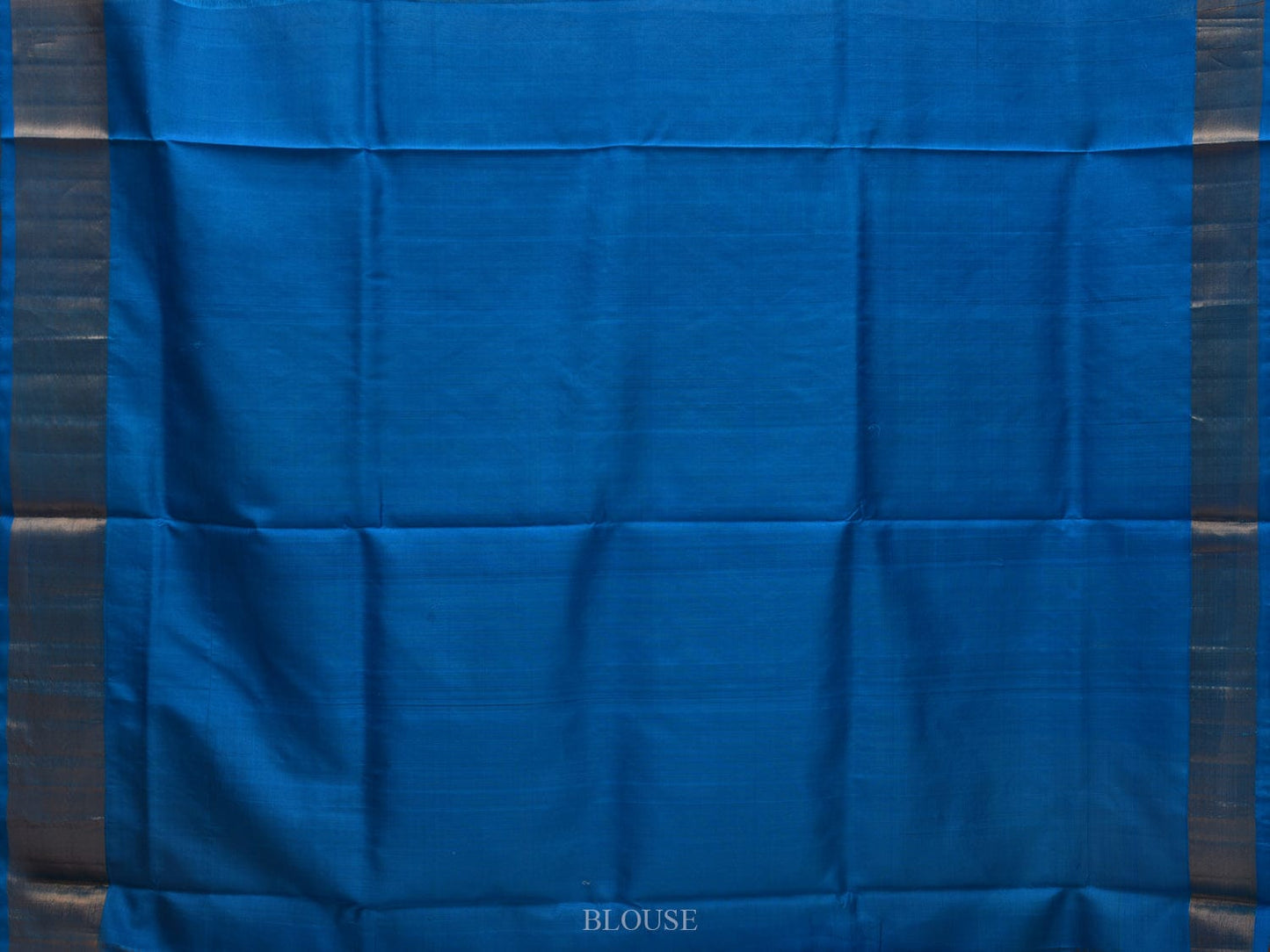 Cream and Blue Uppada Silk Handloom Saree with All Over Design - Global Threads