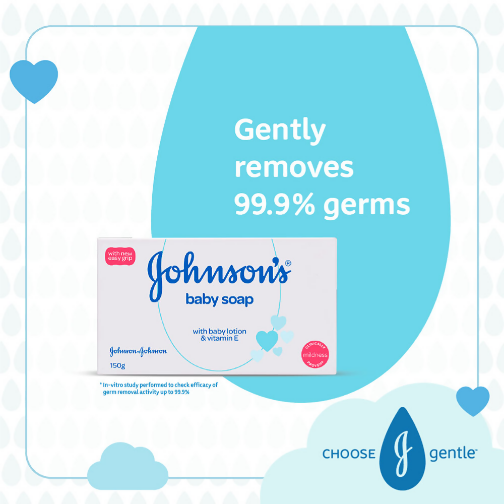 Johnson's Baby Soap Buy 3 Get 1 Free (100 gm Each)