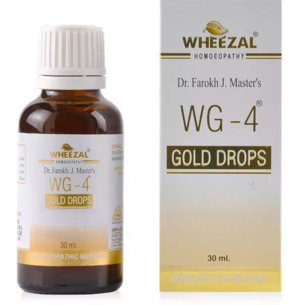 Wheezal Homeopathy WG-4 Gold Drops