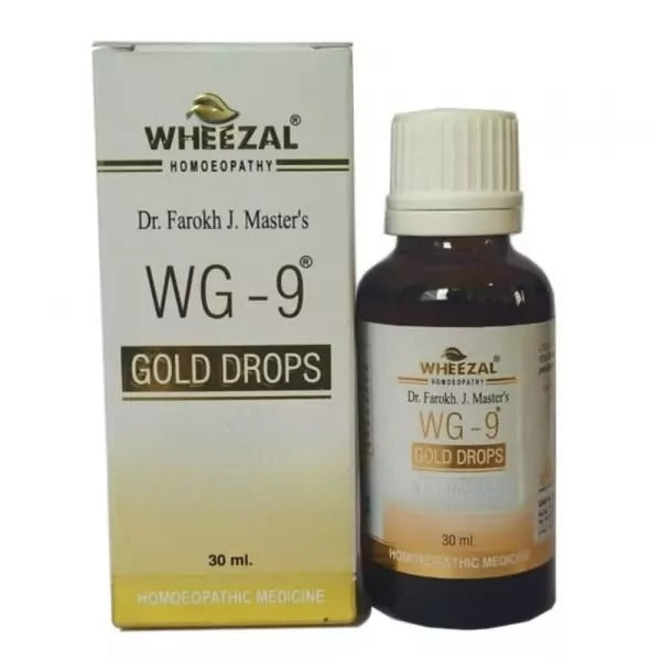 Wheezal Homeopathy WG-9 Gold Drops