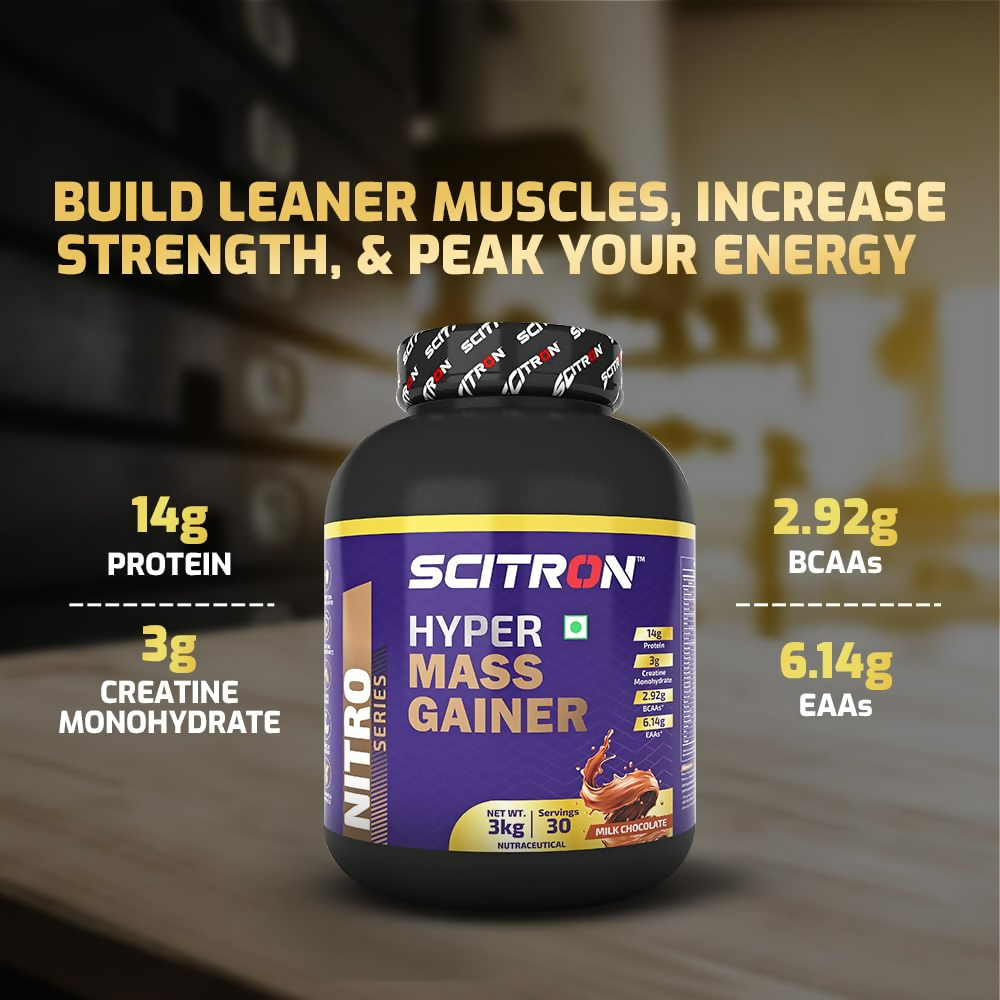 Scitron Nitro Series Hyper Mass Gainer Milk Chocolate