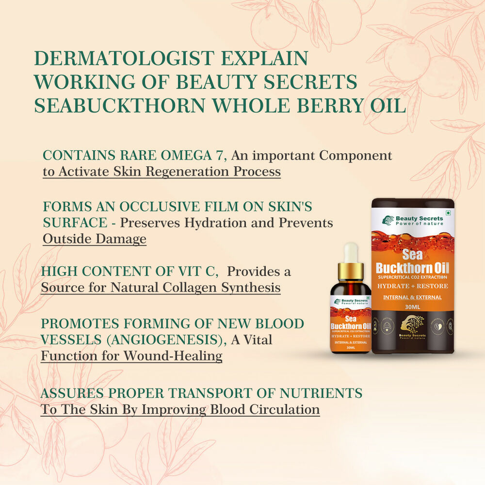 Beauty Secrets Organic Sea Buckthorn Berry Oil